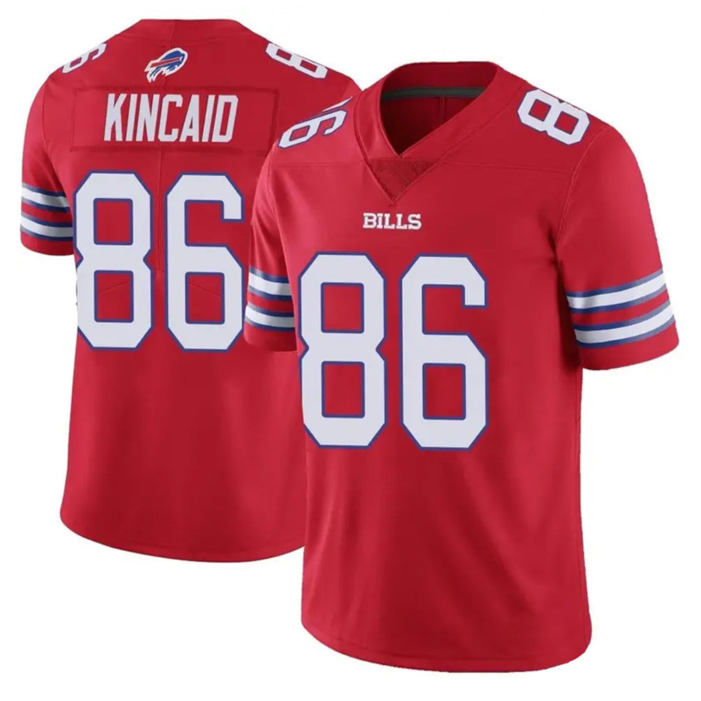 Fenge B.Bills #86 Dalton Kincaid Player Red Vapor Untouchable Limited Stitched Jerseys