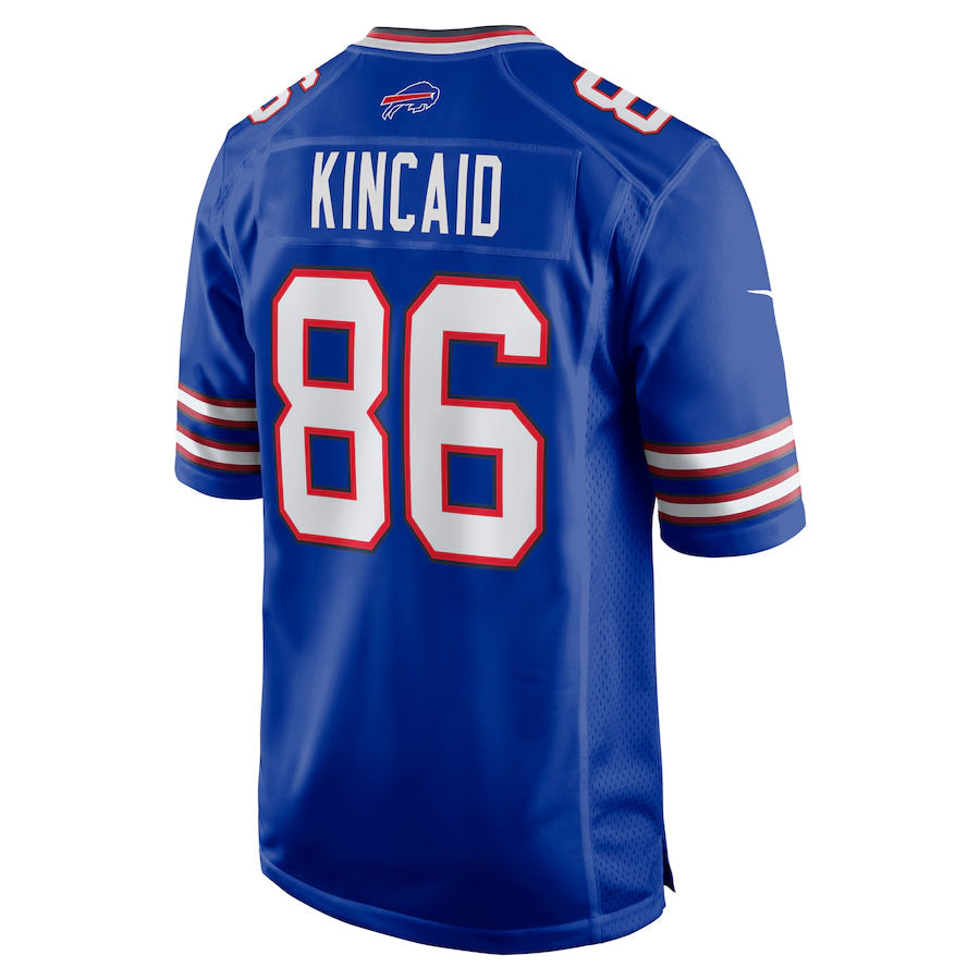 Fenge B.Bills #86 Dalton Kincaid Player Royal Home Game  Stitched Jerseys