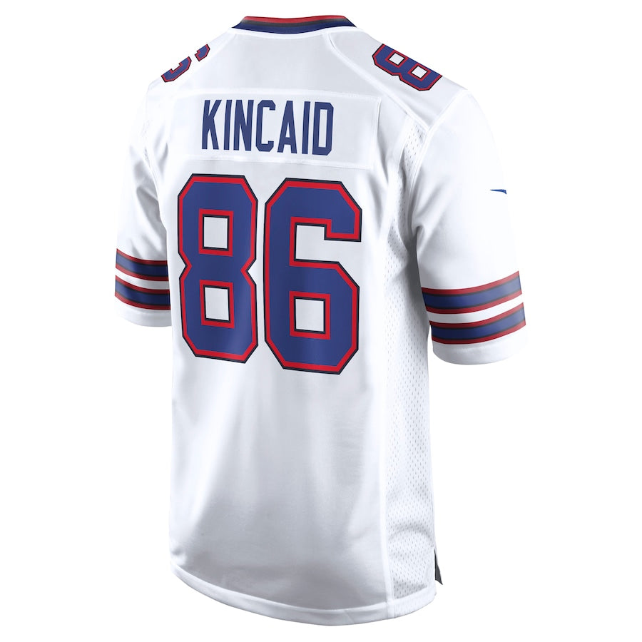 Fenge B.Bills #86 Dalton Kincaid Player White Home Game Stitched Jerseys