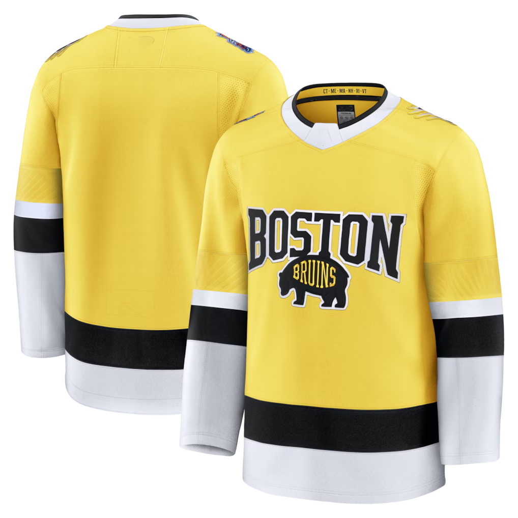 Fenge B.Bruins Gold 2026 Stadium Series Premium Jerseys