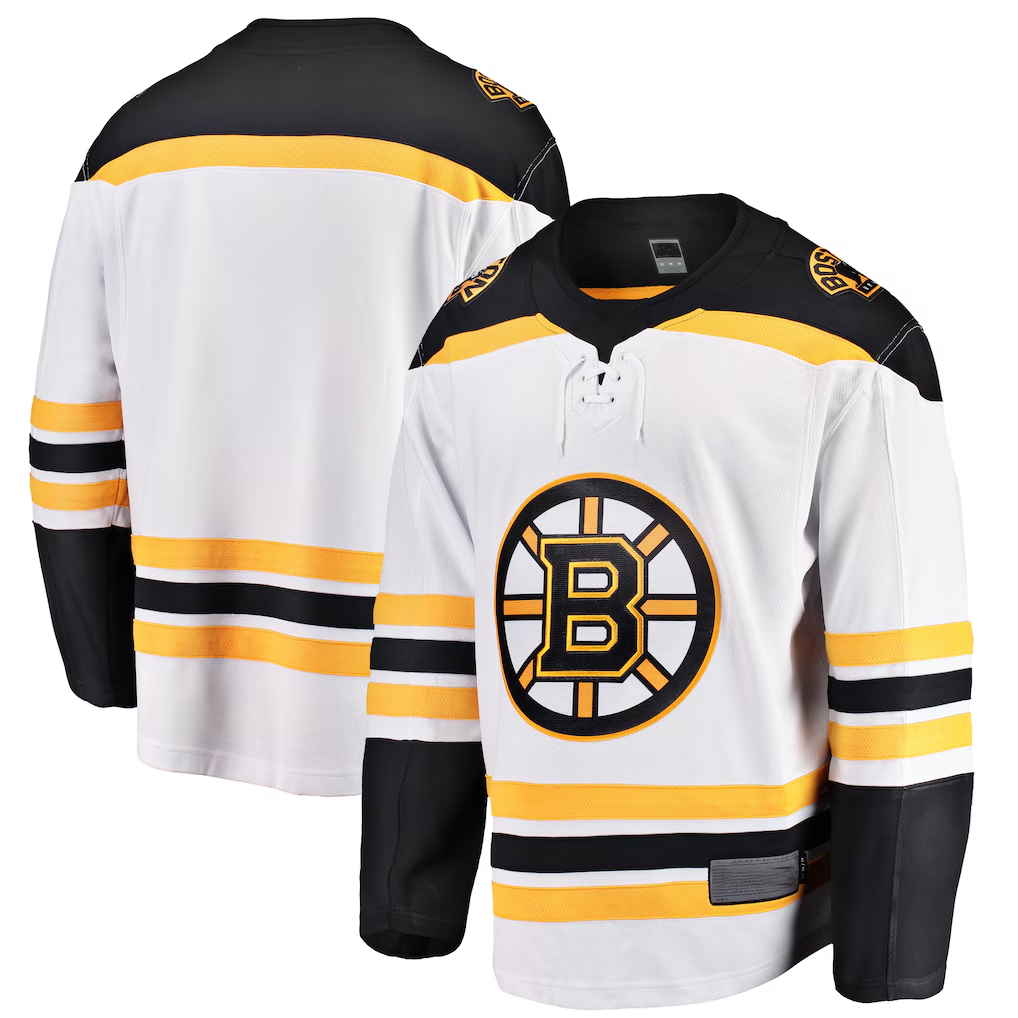 Fenge B.Bruins White Breakaway Away Stitched Jerseys