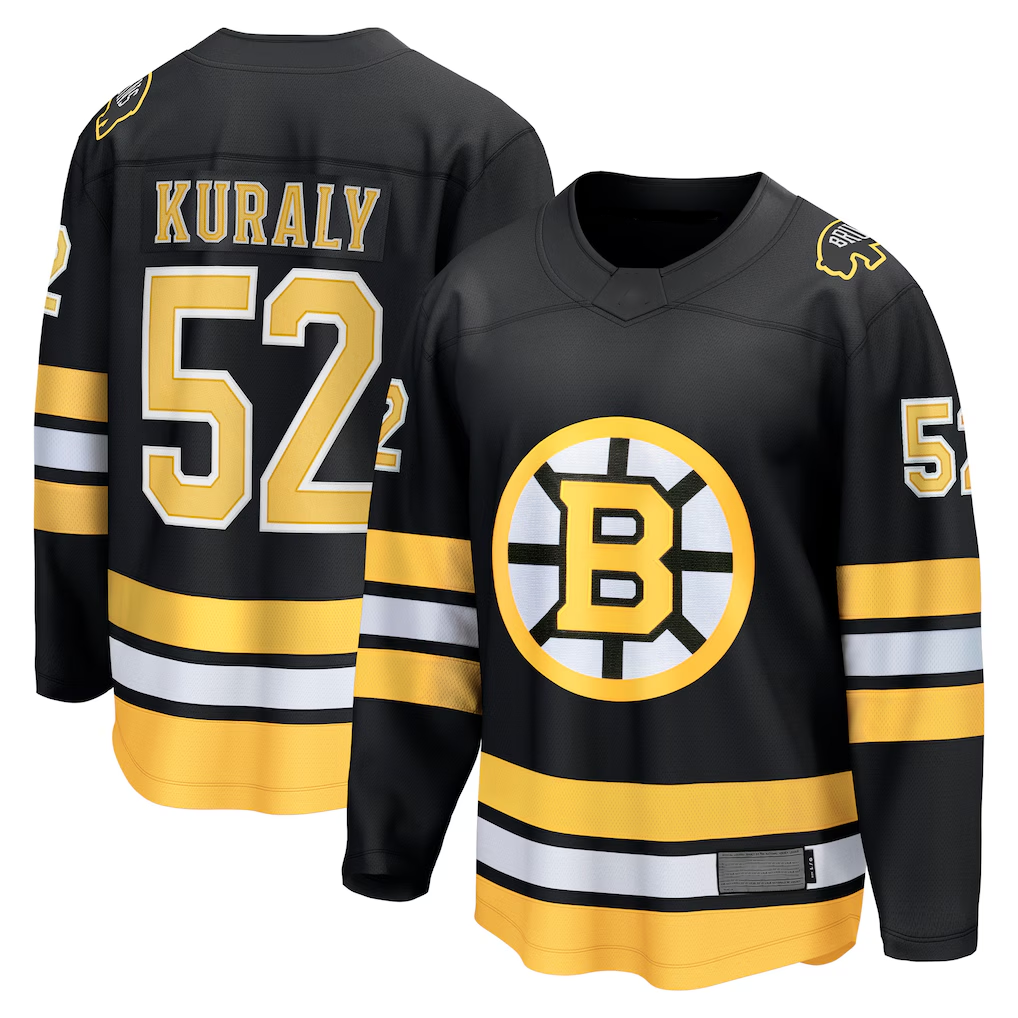 Fenge B.Bruins #52 Sean Kuraly Black Home Breakaway Player Stitched Jerseys