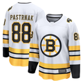 Fenge B.Bruins #88 David Pastrnak White Away Breakaway Player Stitched Jerseys