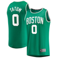 Fenge B.Celtics #0 Jayson Tatum  Kelly Green Big & Tall Fast Break Player Jerseys - Icon Edition