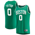 Fenge B.Celtics #0 Jayson Tatum  Kelly Green Fast Break Replica Jerseys - Icon Edition