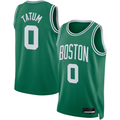 Fenge B.Celtics #0 Jayson Tatum Kelly Green Swingman Jerseys - Icon Edition