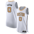 Fenge B.Celtics #0 Jayson Tatum White 202526 Authentic Jerseys - City Edition
