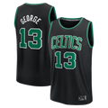 Fenge B.Celtics #13 Paul George Black Fast Break Replica Jerseys - Statement Edition