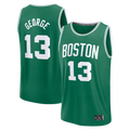 Fenge B.Celtics #13 Paul George  Kelly Green Fast Break Replica Jerseys - Icon Edition