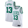 Fenge B.Celtics #13 Paul George White Swingman Jerseys - Association Edition
