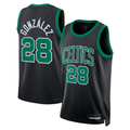 Fenge B.Celtics #28 Hugo Gonz¨¢lez Black Swingman Jerseys - Statement Edition