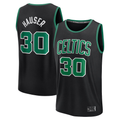 Fenge B.Celtics #30 Sam Hauser Black Fast Break Replica Player Jerseys - Statement Edition