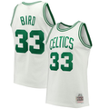 Fenge B.Celtics #33 Larry Bird Mitchell & Ness White Hardwood Classics 198586 Swingman Jerseys
