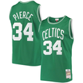 Fenge B.Celtics #34 Paul Pierce Mitchell & Ness Kelly Green Hardwood Classics Swingman Jerseys