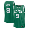 Fenge B.Celtics #9 Derrick White  Kelly Green Fast Break Replica Player Jerseys - Icon Edition