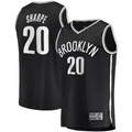 Fenge B.Nets #20 Day'Ron Sharpe  Black Fast Break Replica Jerseys - Icon Edition