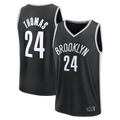 Fenge B.Nets #24 Cam Thomas Black Fast Break Replica Jerseys - Icon Edition