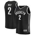 Fenge B.Nets #2 Daniel Wolf Black Fast Break Replica Jerseys - Icon Edition
