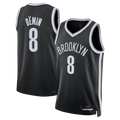 Fenge B.Nets #8 Egor D?min Black Swingman Jerseys - Icon Edition