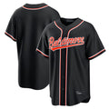 Fenge B.Orioles Black Out Fashion Home Game Blank Player Stitched Jerseys