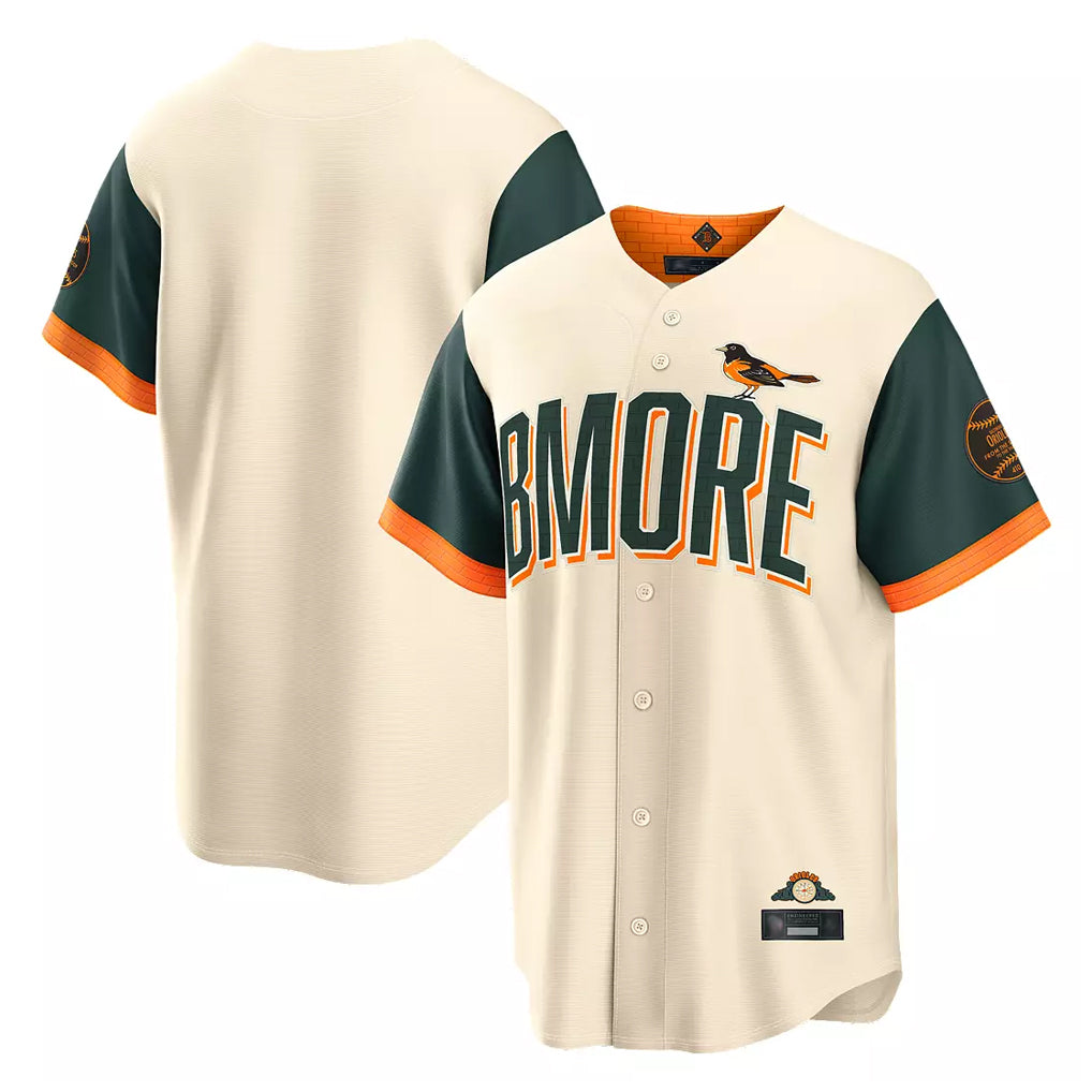 Fenge B.Orioles Cream 2026 City Connect Home Blank Player Stitched Jerseys