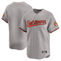Fenge B.Orioles Gray Limited Home Game Blank Player Stitched Jerseys