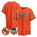 Fenge B.Orioles Orange 30th Anniversary of 2131 Home Game Blank Player Stitched Jerseys