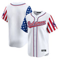 Fenge B.Orioles White Independence Day Vapor Premier Limited Home Game Blank Player Stitched Jerseys