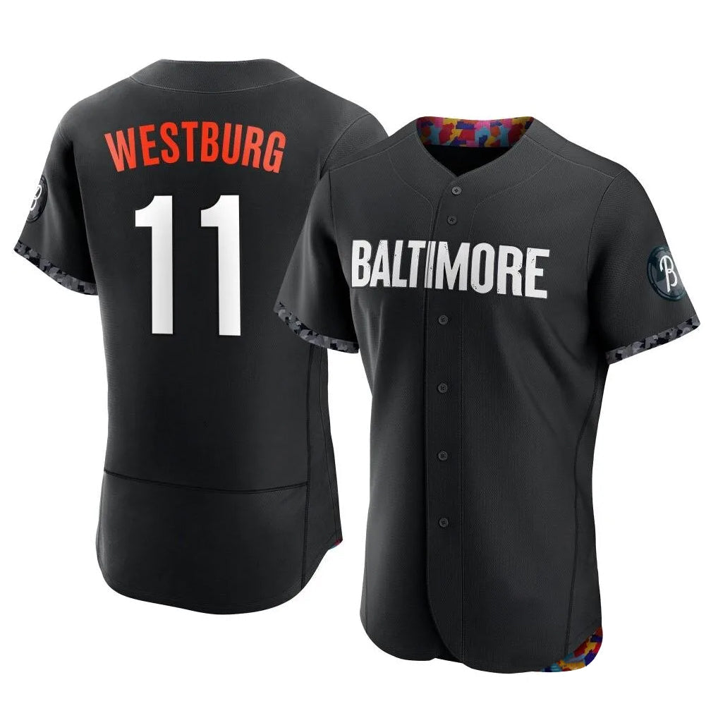 Fenge B.Orioles #11 Jordan Westburg Player Black City Connect Limited Elite Home Game Stitched Jerseys