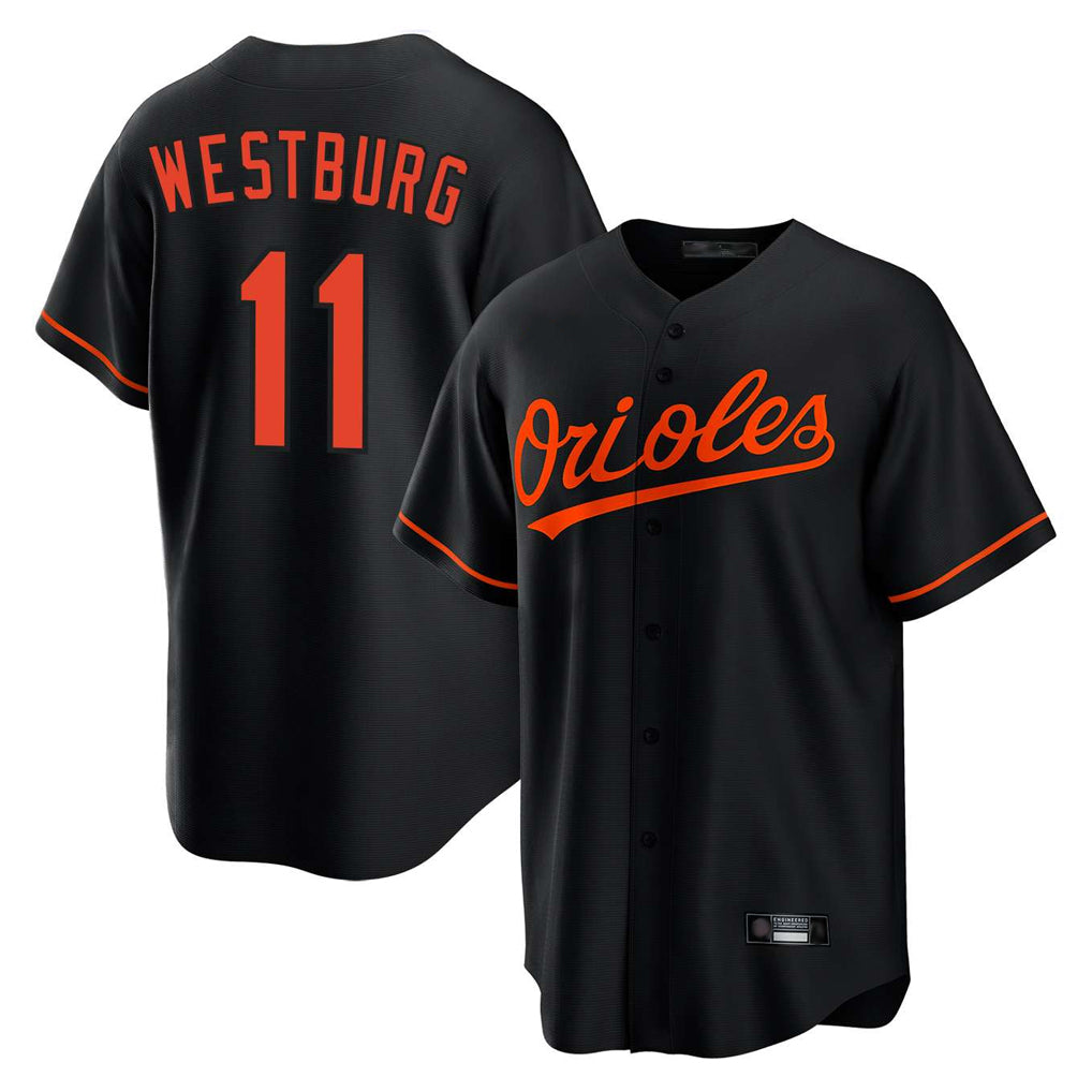 Fenge B.Orioles #11 Jordan Westburg Player Black Home Game Stitched Jerseys