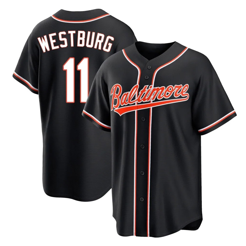 Fenge B.Orioles #11 Jordan Westburg Player Black Snake Skin City Home Game Stitched Jerseys