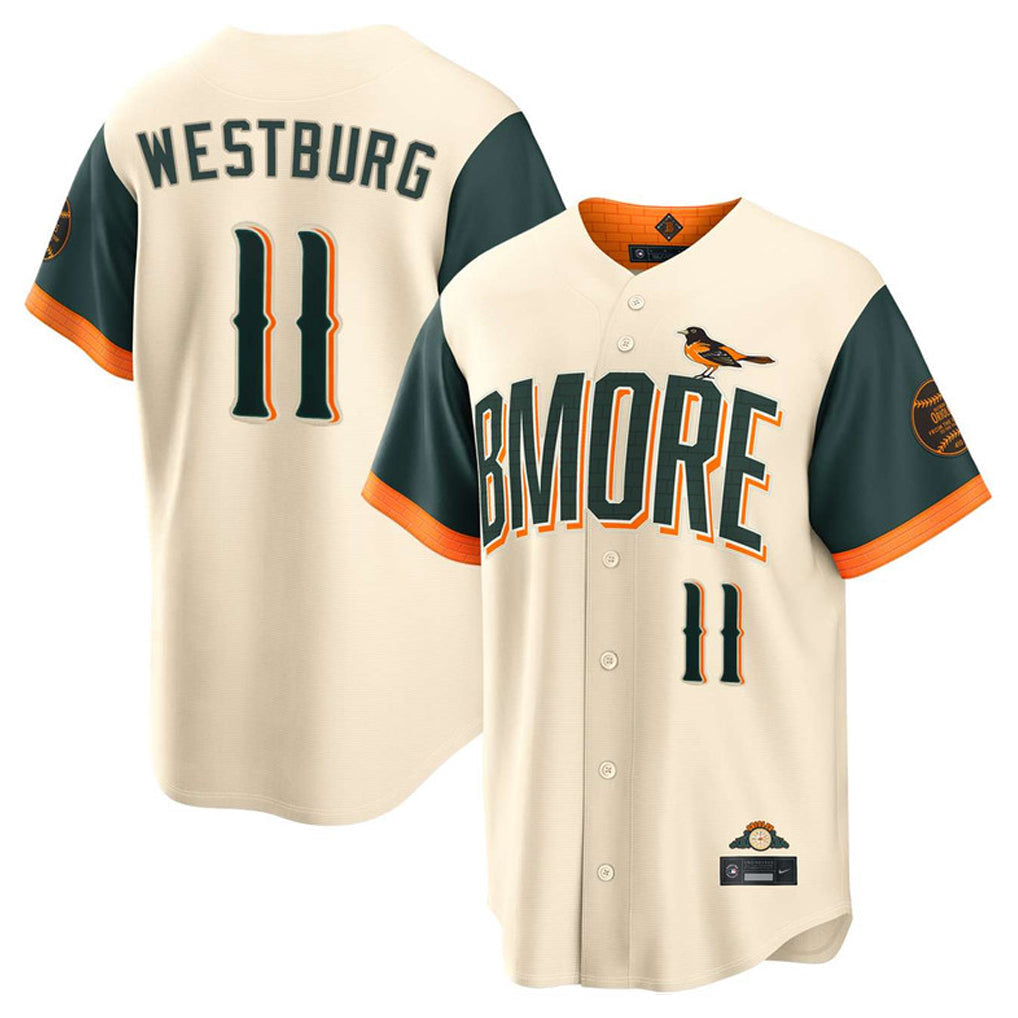 Fenge B.Orioles #11 Jordan Westburg Player Cream 2026 City Connect Home Game Stitched Jerseys