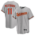 Fenge B.Orioles #11 Jordan Westburg Player Gray Home Game Stitched Jerseys