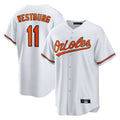 Fenge B.Orioles #11 Jordan Westburg Player White Home Game Stitched Jerseys