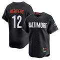 Fenge B.Orioles #12 Dylan Beavers Player Black City Connect Limited Home Game Stitched Jerseys