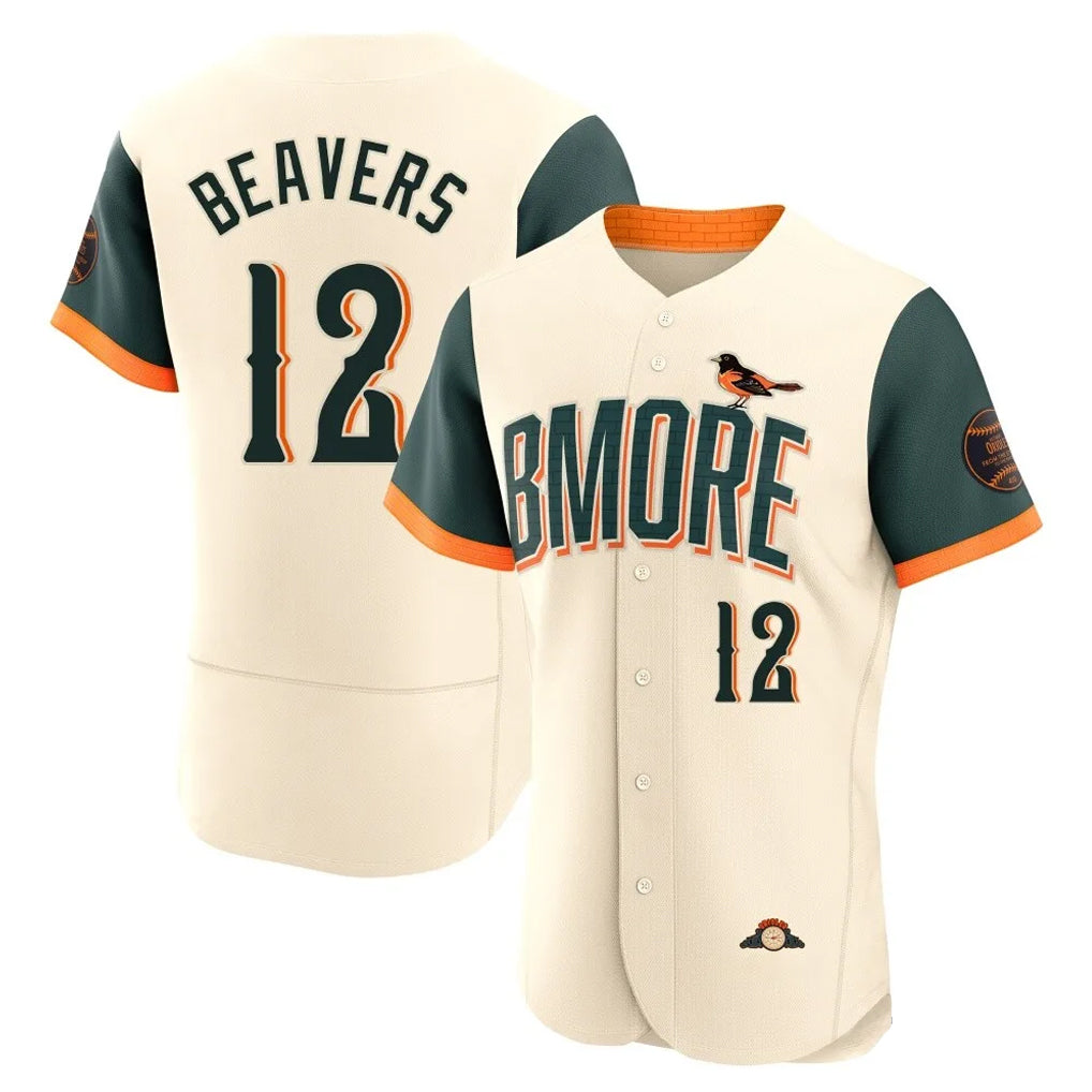 Fenge B.Orioles #12 Dylan Beavers Player Cream 2026 City Connect Limited Elite Home Game Stitched Jerseys
