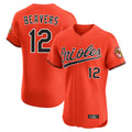 Fenge B.Orioles #12 Dylan Beavers Player Orange Limited Elite Home Game Stitched Jerseys