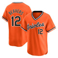 Fenge B.Orioles #12 Dylan Beavers Player Orange T-shirt Limited Home Game Stitched Jerseys