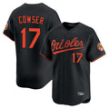 Fenge B.Orioles #17 Colton Cowser Player Black Limited Home Game Stitched Jerseys
