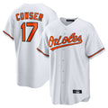 Fenge B.Orioles #17 Colton Cowser Player White Home Game Stitched Jerseys