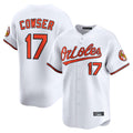 Fenge B.Orioles #17 Colton Cowser Player White Limited Home Game Stitched Jerseys