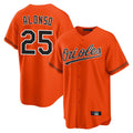 Fenge B.Orioles #25 Pete Alonso Player Orange Home Game Stitched Jerseys
