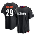 Fenge B.Orioles #29 Samuel Basallo Player Black City Connect Home Game Stitched Jerseys