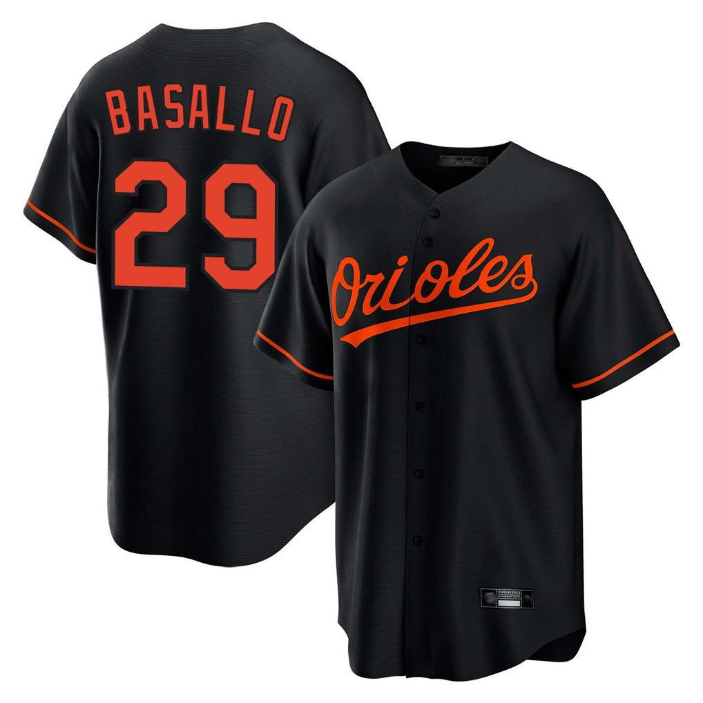 Fenge B.Orioles #29 Samuel Basallo Player Black Home Game Stitched Jerseys