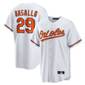 Fenge B.Orioles #29 Samuel Basallo Player White Home Game Stitched Jerseys