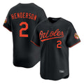 Fenge B.Orioles #2 Gunnar Henderson Player Black Limited Home Game Stitched Jerseys