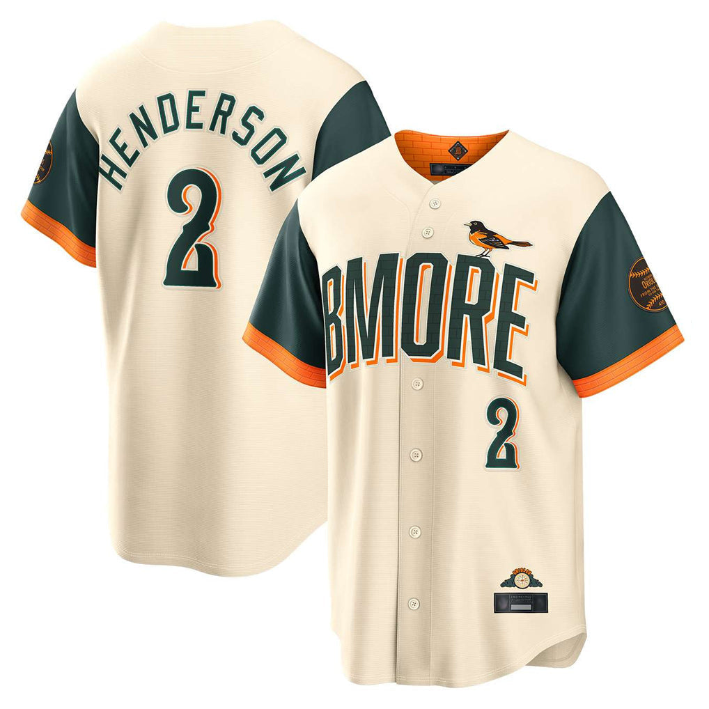 Fenge B.Orioles #2 Gunnar Henderson Player Cream 2026 City Connect Home Game Stitched Jerseys