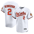 Fenge B.Orioles #2 Gunnar Henderson Player White Limited Home Game Stitched Jerseys