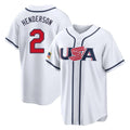 Fenge B.Orioles #2 Gunnar Henderson Player White USA 2026 World Classic Home Game Stitched Jerseys