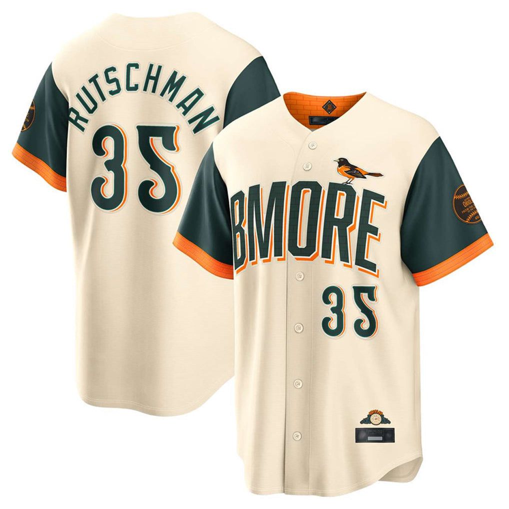 Fenge B.Orioles #35 Adley Rutschman Cream 2026 City Connect Limited Elite Home Game Stitched Jerseys
